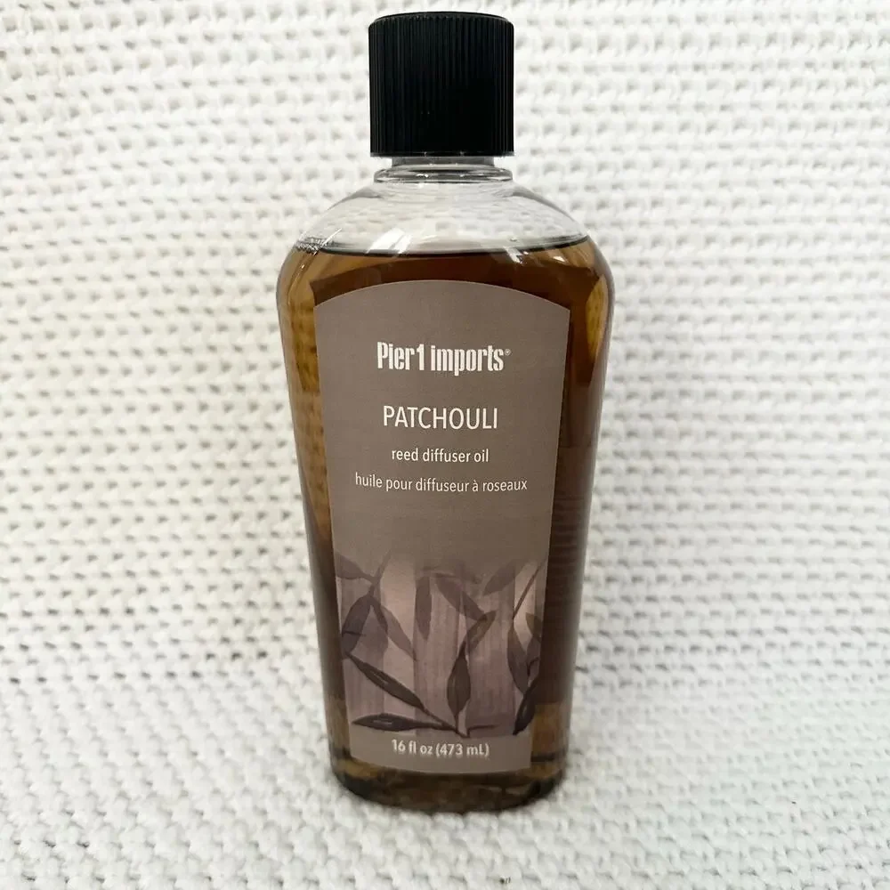 Pier 1 Imports Patchouli Rare Discontinued Refill Red Diffuser Oil 16 oz Bottle